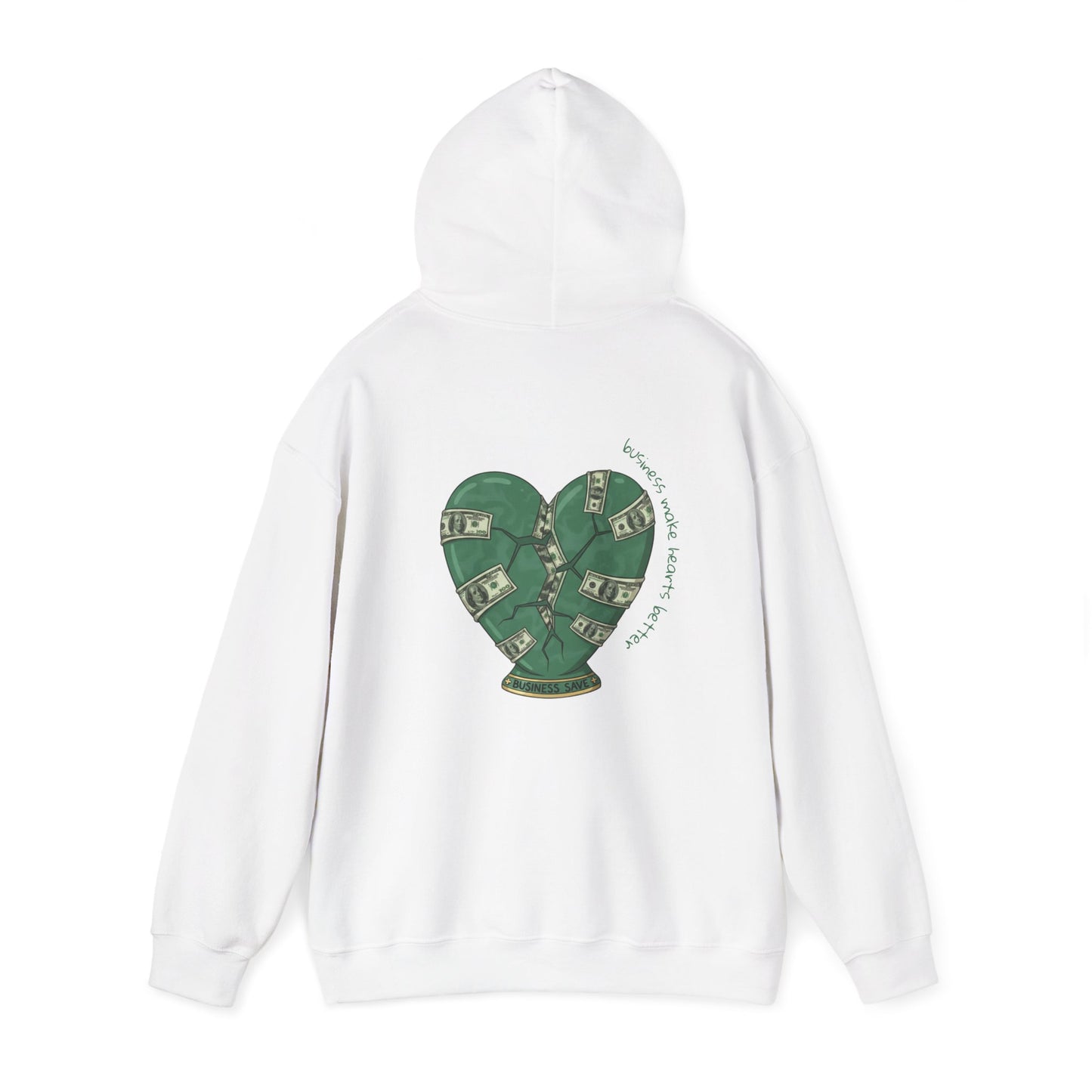 Pull Green Hearts Dollars